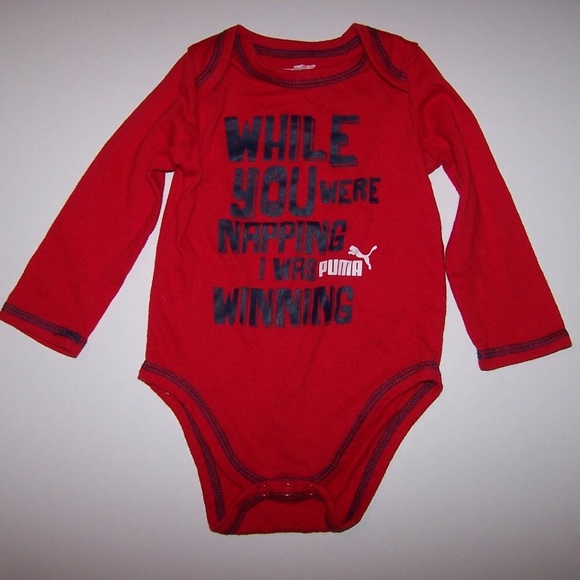 Puma Other - Infant Boys Puma Romper Bodysuit 6/9 Months